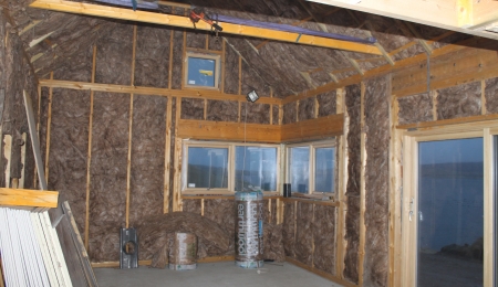 December 2013 - insulation going in