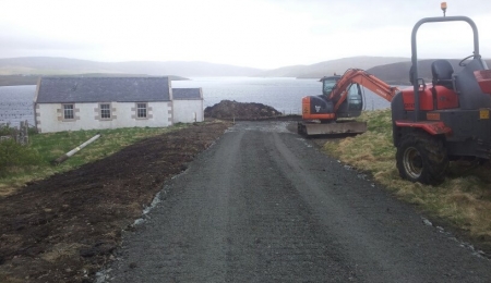 July 2013 - upgrading the access road